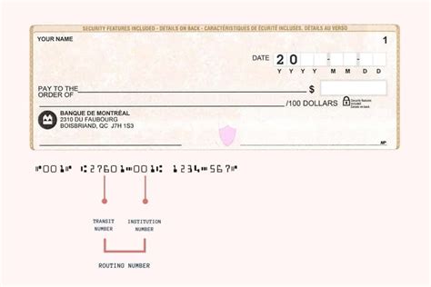 Routing number (Canada) .